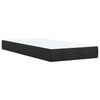 Stella Homewares Box Spring Bed with Mattress Black King Single Velvet