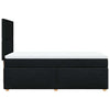 Stella Homewares Box Spring Bed with Mattress Black King Single Fabric