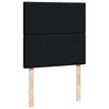 Stella Homewares Box Spring Bed with Mattress Black King Single Fabric
