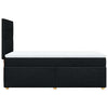 Stella Homewares Box Spring Bed with Mattress Black King Single Fabric