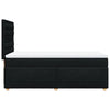 Stella Homewares Box Spring Bed with Mattress Black King Single Fabric