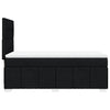 Stella Homewares Box Spring Bed with Mattress Black King Single Fabric