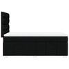 Stella Homewares Box Spring Bed with Mattress Black King Single Fabric