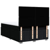 Stella Homewares Box Spring Bed with Mattress Black Queen Fabric