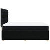 Stella Homewares Box Spring Bed with Mattress Black Queen Fabric