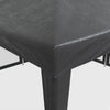 Stella Homewares Party Tent with 8 Mesh Sidewalls Anthracite 4x4 m HDPE