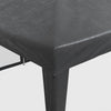 Stella Homewares Party Tent with 12 Mesh Sidewalls Anthracite 8x4 m HDPE