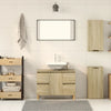 Stella Homewares Wall-mounted Bathroom Cabinet Sonoma Oak 32x20x67 cm