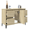 Stella Homewares Sink Cabinet Sonoma Oak 80x33x60 cm Engineered Wood