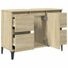 Stella Homewares Sink Cabinet Sonoma Oak 80x33x60 cm Engineered Wood