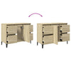 Stella Homewares Sink Cabinet Sonoma Oak 80x33x60 cm Engineered Wood