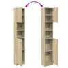 Stella Homewares Bathroom Cabinet Sonoma Oak 32x25.5x190 cm Engineered Wood
