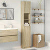 Stella Homewares Bathroom Cabinet Sonoma Oak 32x25.5x190 cm Engineered Wood