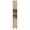 Stella Homewares Bathroom Cabinet Sonoma Oak 30x30x190 cm Engineered Wood