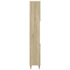 Stella Homewares Bathroom Cabinet Sonoma Oak 30x30x190 cm Engineered Wood