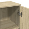 Stella Homewares Bathroom Cabinet Sonoma Oak 30x30x190 cm Engineered Wood