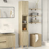 Stella Homewares Bathroom Cabinet Sonoma Oak 30x30x190 cm Engineered Wood