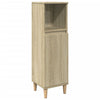 Stella Homewares Bathroom Cabinet Sonoma Oak 30x30x100 cm Engineered Wood