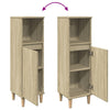 Stella Homewares Bathroom Cabinet Sonoma Oak 30x30x100 cm Engineered Wood