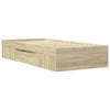 Stella Homewares Bed Frame without Mattress Sonoma Oak 90x190 cm Engineered Wood