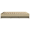 Stella Homewares Bed Frame without Mattress Sonoma Oak 150x200 cm Engineered Wood