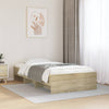 Stella Homewares Bed Frame without Mattress Sonoma Oak 90x190 cm Engineered Wood