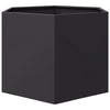Stella Homewares Garden Planter Black Hexagon 69x60x45 cm Steel