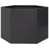 Stella Homewares Garden Planter Black Hexagon 69x60x45 cm Steel