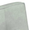 Stella Homewares Bench Light Grey 110x74x84 cm Velvet