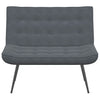 Stella Homewares Bench Dark Grey 110x74x84 cm Velvet
