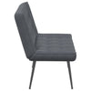 Stella Homewares Bench Dark Grey 110x74x84 cm Velvet