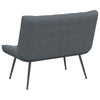 Stella Homewares Bench Dark Grey 110x74x84 cm Velvet