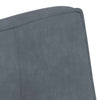 Stella Homewares Bench Dark Grey 110x74x84 cm Velvet
