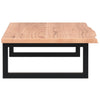Stella Homewares Basin Shelf Wall Mounted Steel and Solid Wood Oak