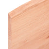 Stella Homewares Basin Shelf Wall Mounted Steel and Solid Wood Oak