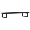 Stella Homewares Basin Shelf Wall Mounted Steel and Solid Wood Oak