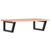 Stella Homewares Basin Shelf Wall Mounted Steel and Solid Wood Oak