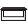 Stella Homewares Basin Shelf Wall Mounted Steel and Solid Wood Oak