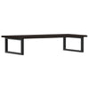 Stella Homewares Basin Shelf Wall Mounted Steel and Solid Wood Oak
