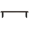 Stella Homewares Basin Shelf Wall Mounted Steel and Solid Wood Oak
