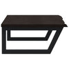 Stella Homewares Basin Shelf Wall Mounted Steel and Solid Wood Oak