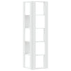 Stella Homewares Corner Bookcase 5-Tier White 50x50x179 cm Engineered Wood