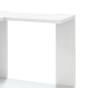 Stella Homewares Corner Bookcase 5-Tier White 50x50x179 cm Engineered Wood