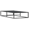 Stella Homewares Bed Frame without Mattress Black 92x187 cm Single Metal