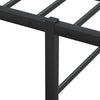 Stella Homewares Bed Frame without Mattress Black 92x187 cm Single Metal