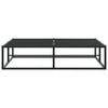 Stella Homewares Bed Frame without Mattress Black 137x187 cm Double Metal