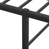 Stella Homewares Bed Frame without Mattress Black 137x187 cm Double Metal