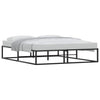 Stella Homewares Bed Frame without Mattress Black 153x203 cm Queen Metal