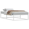Stella Homewares Bed Frame without Mattress White 92x187 cm Single Metal