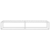 Stella Homewares Bed Frame without Mattress White 92x187 cm Single Metal